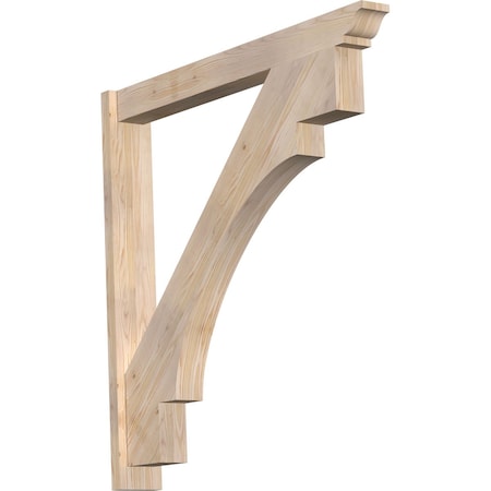 Ekena Millwork Merced Traditional Smooth Outlooker, Douglas Fir, 5 1/2"W x 44"D x 44"H OUT06X44X44MRC01SDF